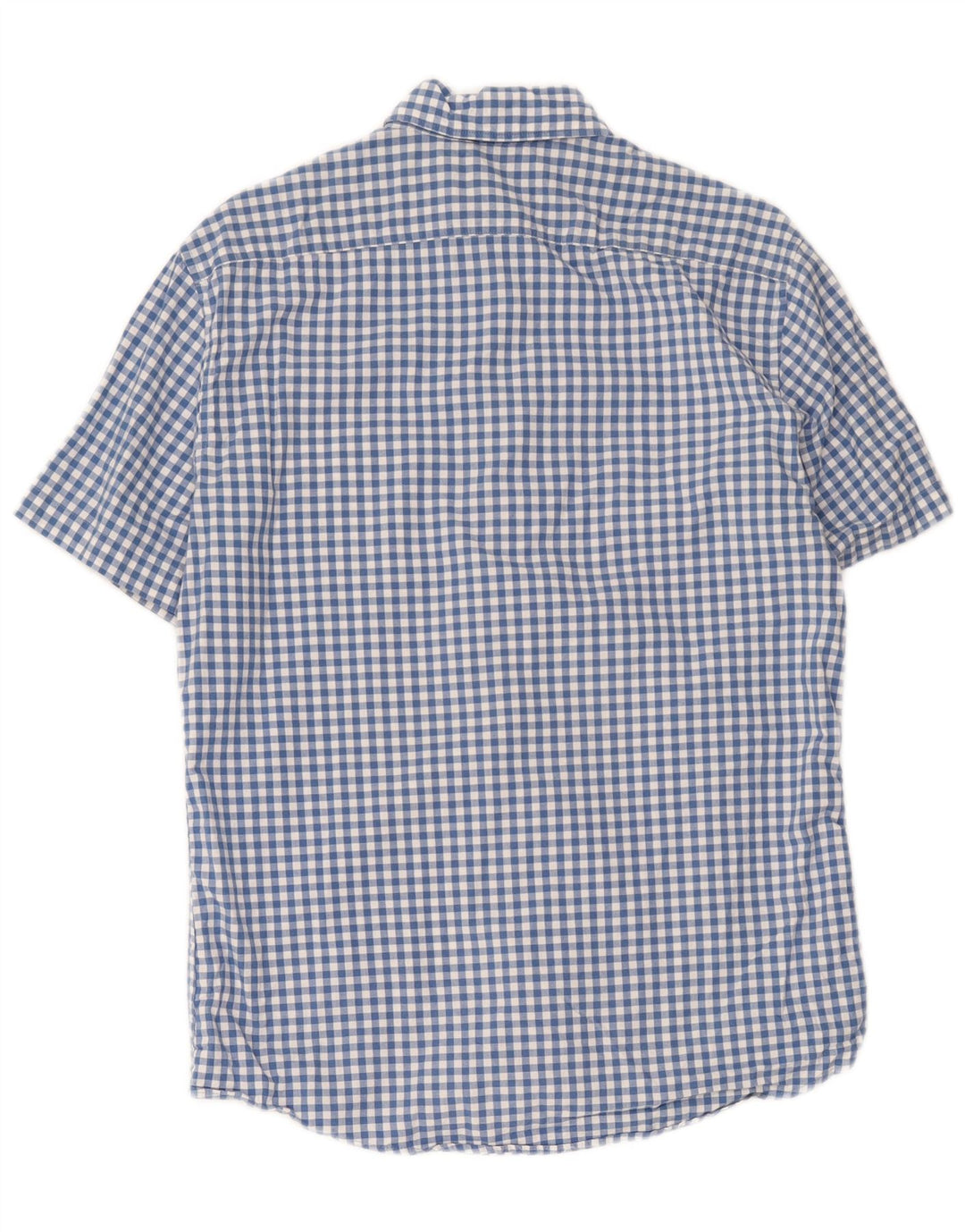 Camicia da uomo a maniche corte, vestibilità regolare, Esprit, in cotone a quadretti blu medio