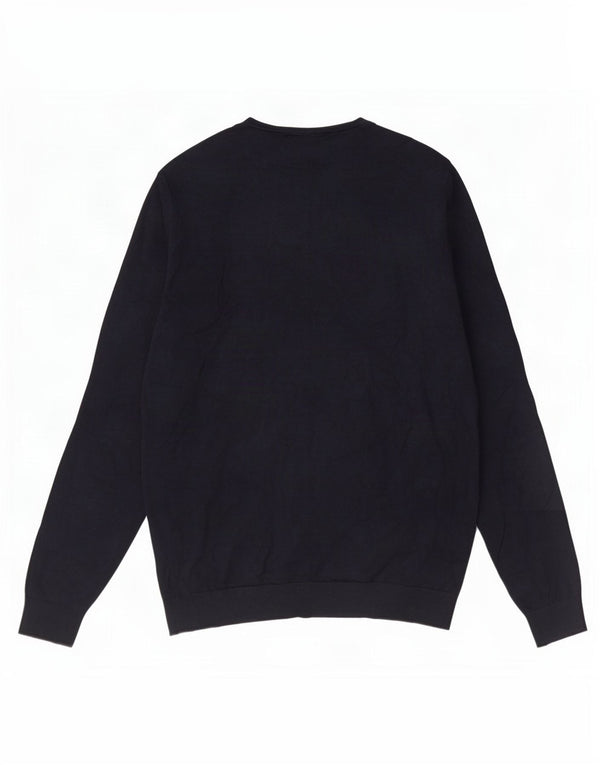 Maglione maglione girocollo da uomo Zara grande nero