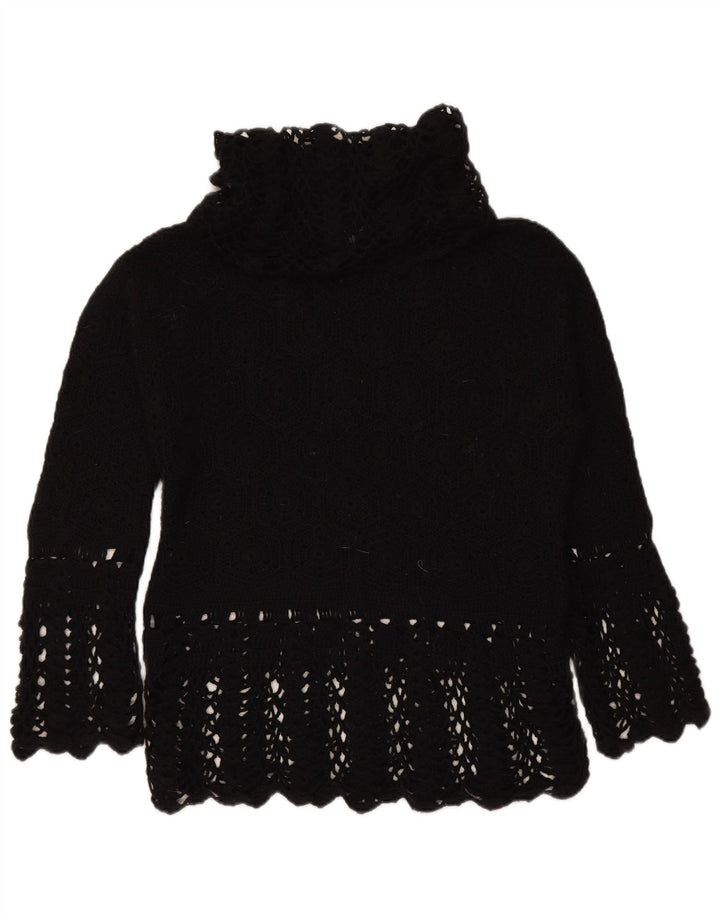 OVIESSE Womens Roll Neck Jumper Sweater IT 43 Medium Black