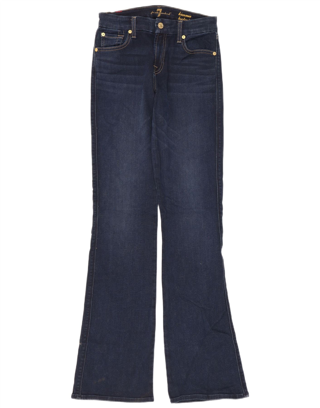 7 For All Mankind Jeans Bootcut da donna W26 L33 Cotone blu navy