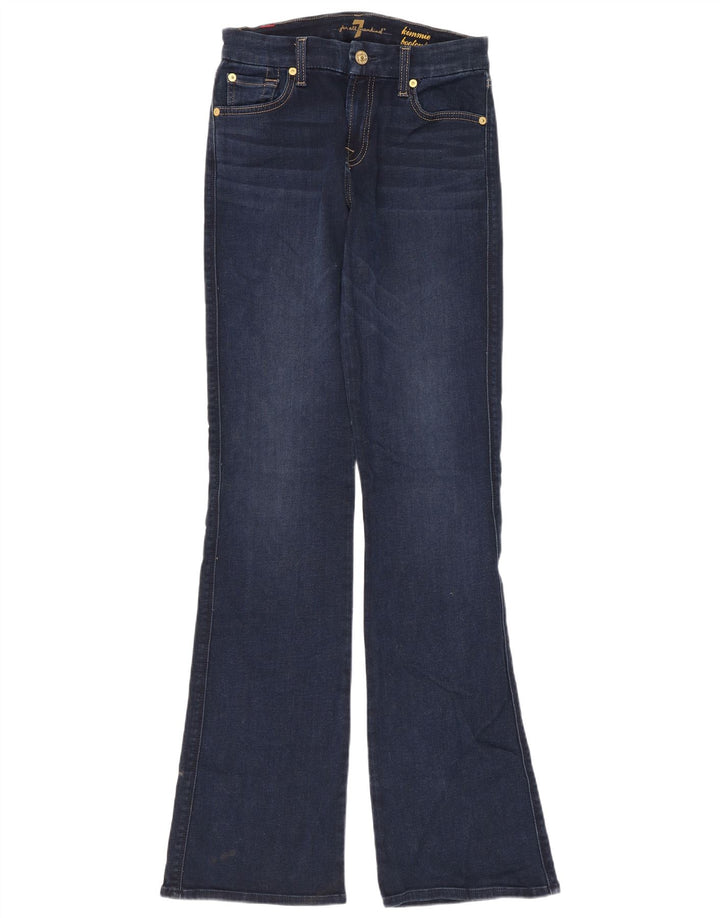7 For All Mankind Jeans Bootcut da donna W26 L33 Cotone blu navy