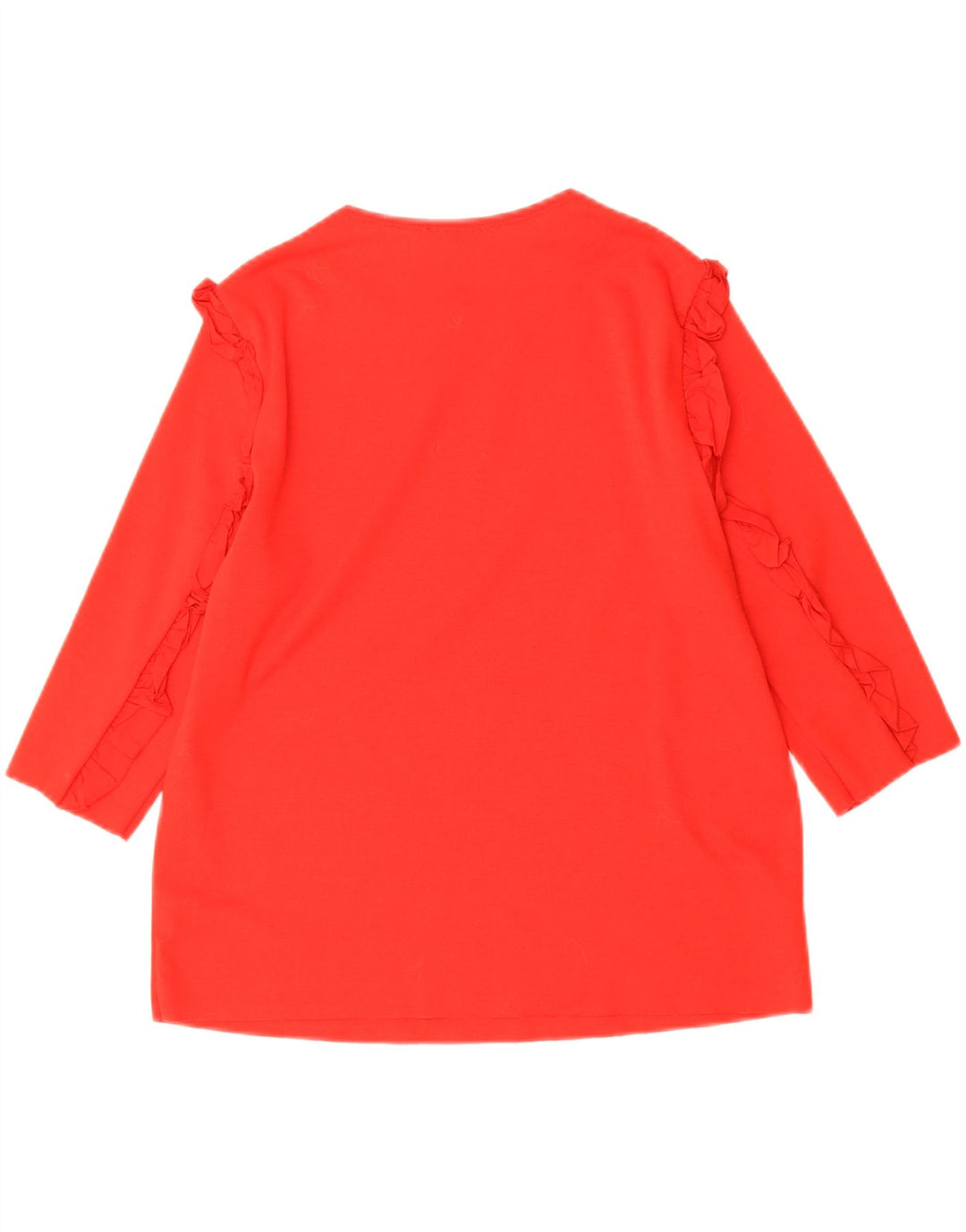 ZARA Womens 3/4 Sleeve Blouse Top UK 12 Medium Red Vintage Zara and Second-Hand Zara from Messina Hembry 