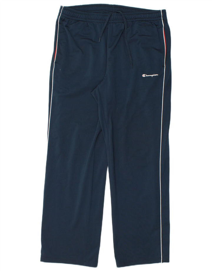 Pantaloni da tuta da uomo Champion Large in poliestere blu navy