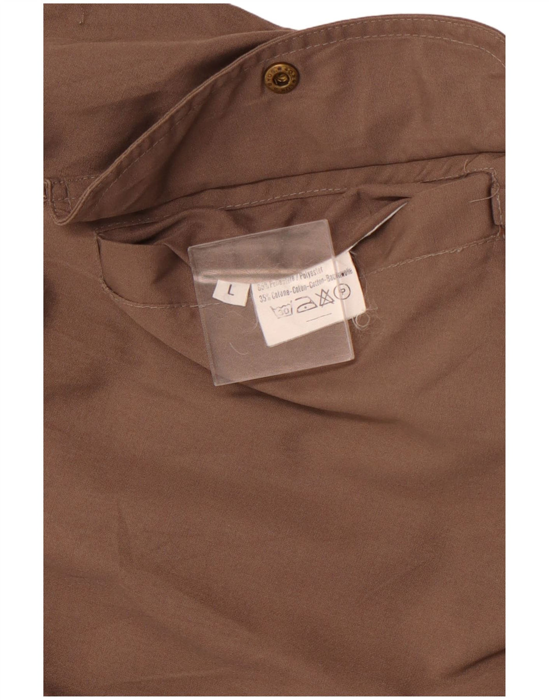 Giacca reversibile da uomo VINTAGE UK 40 poliestere a quadri marroni grandi