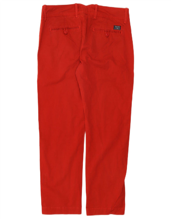 Pantaloni chino dritti da donna Woolrich W30 L27 Rossi