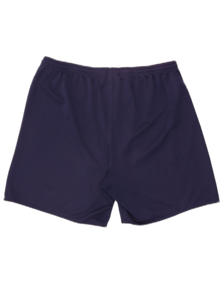 Pantaloncini sportivi Adidas Climalite da uomo XL in poliestere blu navy