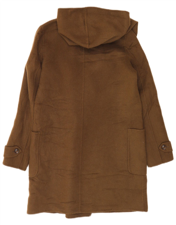 Cappotto doppiopetto oversize con cappuccio da donna Massimo Dutti EU 36 XS Cachi