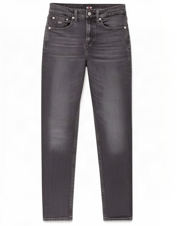 Tommy Hilfiger Donna Izzie Jeans slim a vita alta W25 L26 Cotone grigio