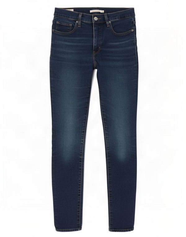 Levi's Donna 311 Shaping Skinny Jeans W28 L30 Blu Navy Cotone