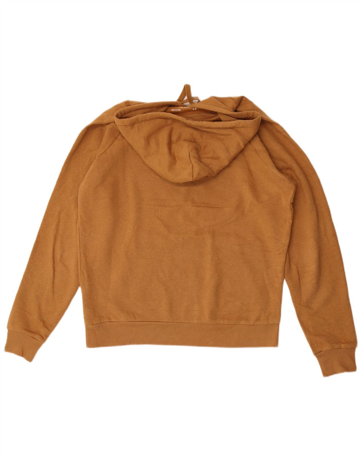 Felpa con cappuccio grafica da uomo Under Armour piccola in cotone marrone