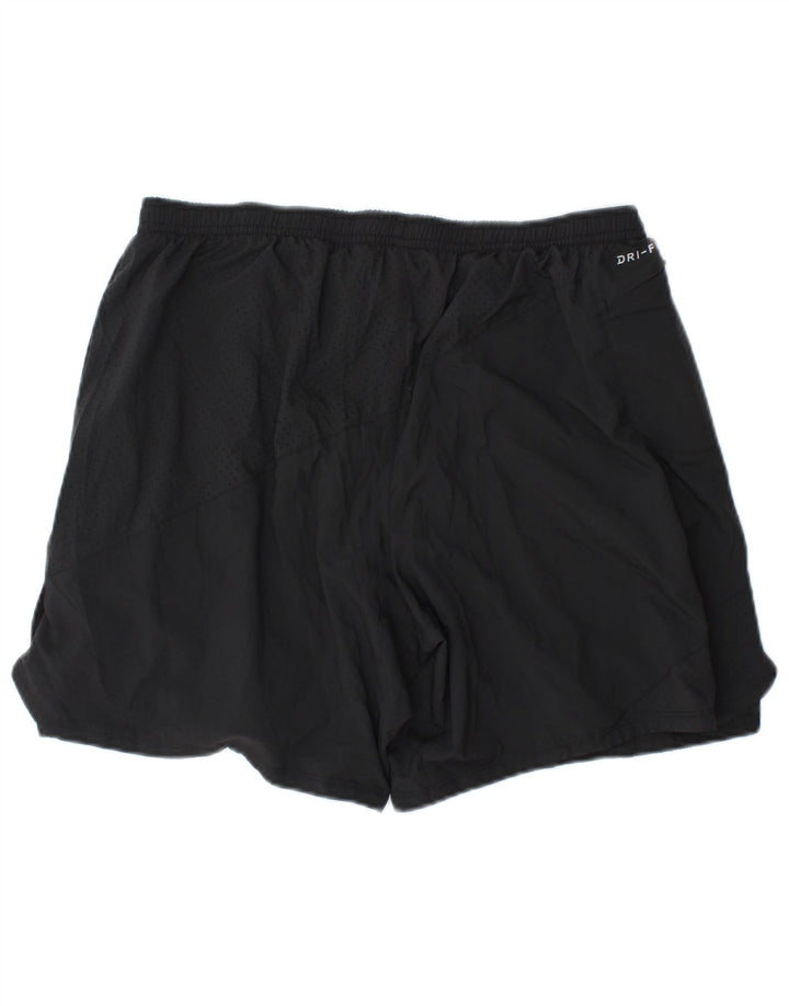 Pantaloncini sportivi Nike Dri Fit da uomo XL in poliestere nero