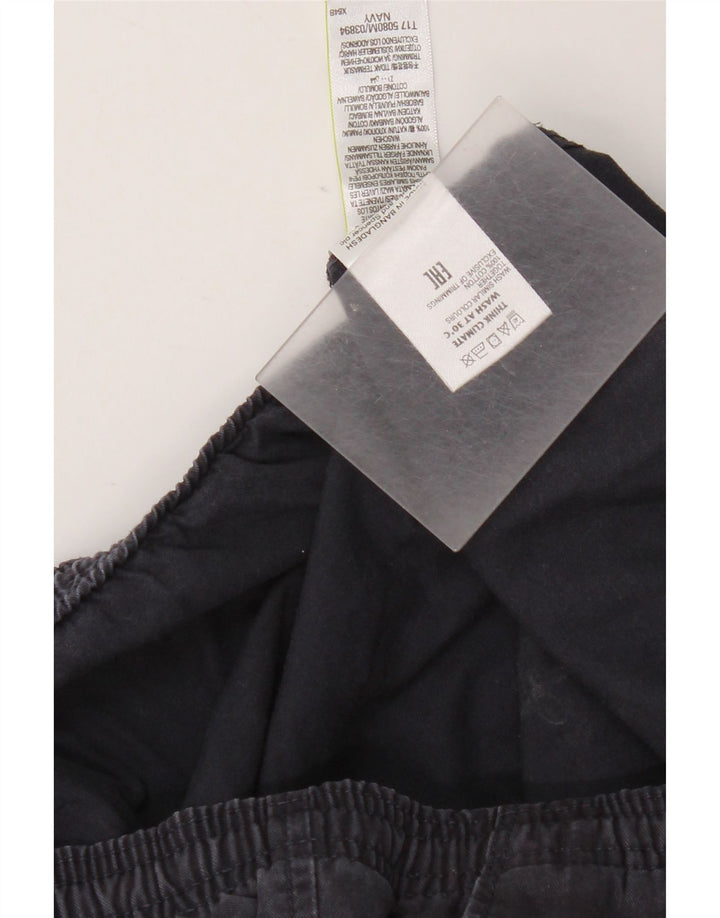 Pantaloni chino regolari da uomo Marks & Spencer W39 L29 cotone blu navy