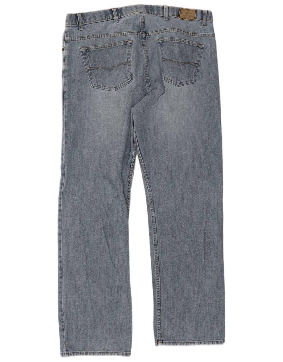 Jeans dritti da uomo Marks & Spencer blu Harbour W38 L31 cotone