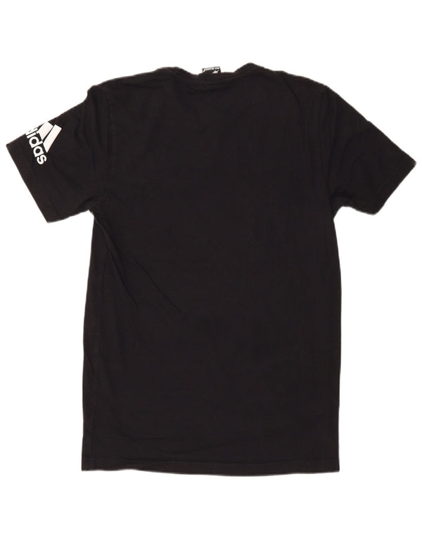 Adidas Uomo All Blacks T-shirt grafica Top Small Nera