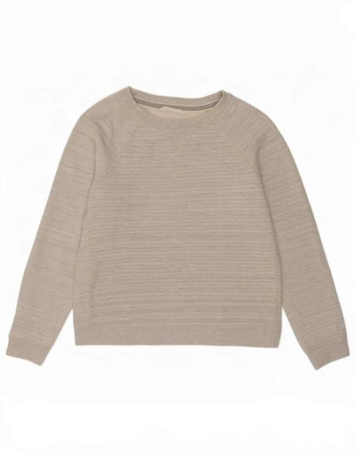 Felpa da donna Fat Face Jumper UK 16 Large Grey Cotton
