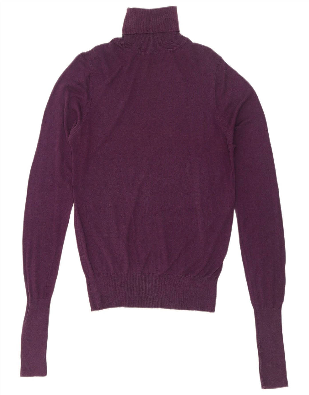Maglione maglione collo alto da uomo Zara viola medio