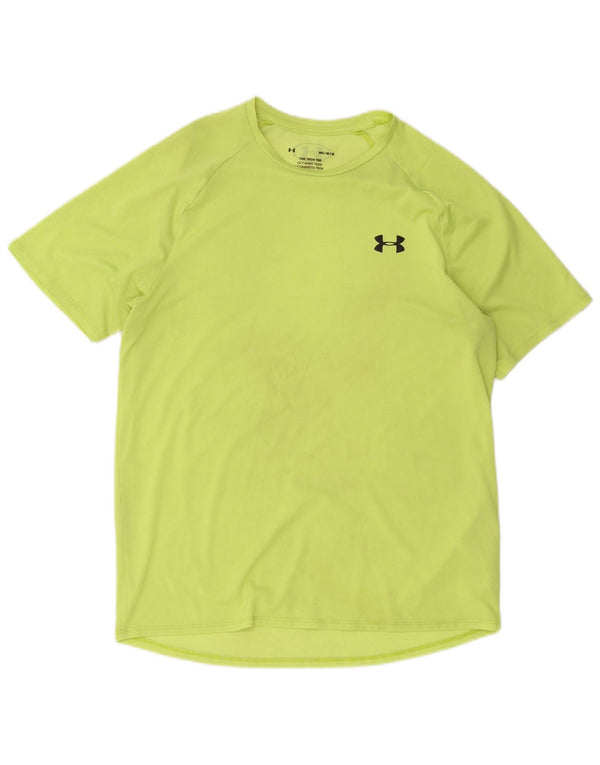 T-shirt da uomo Under Armour Top verde medio in poliestere