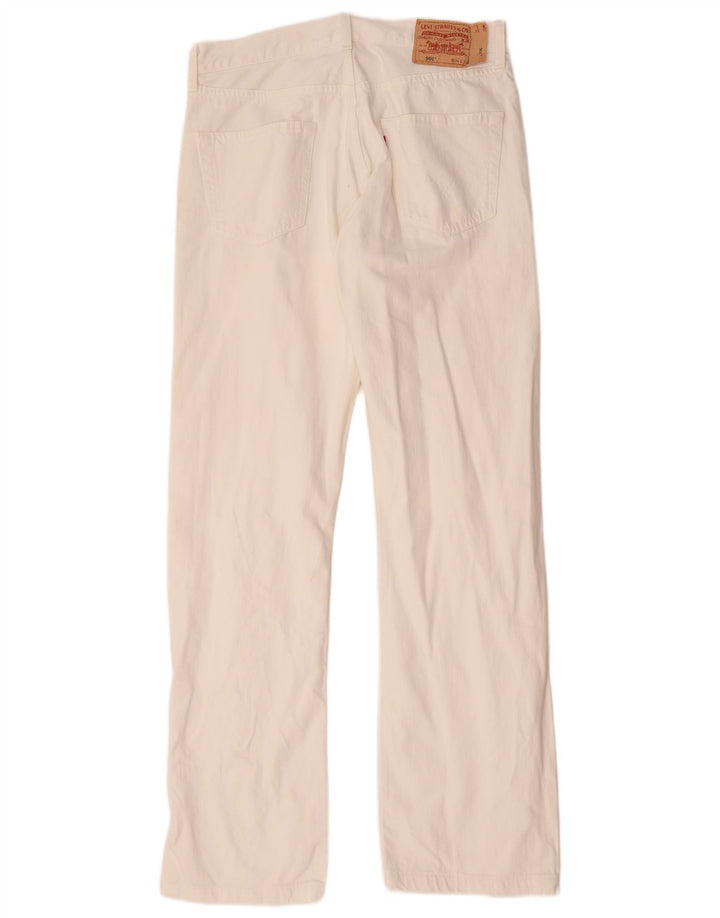 Levi's Uomo 501 Jeans dritti W34 L33 Cotone bianco