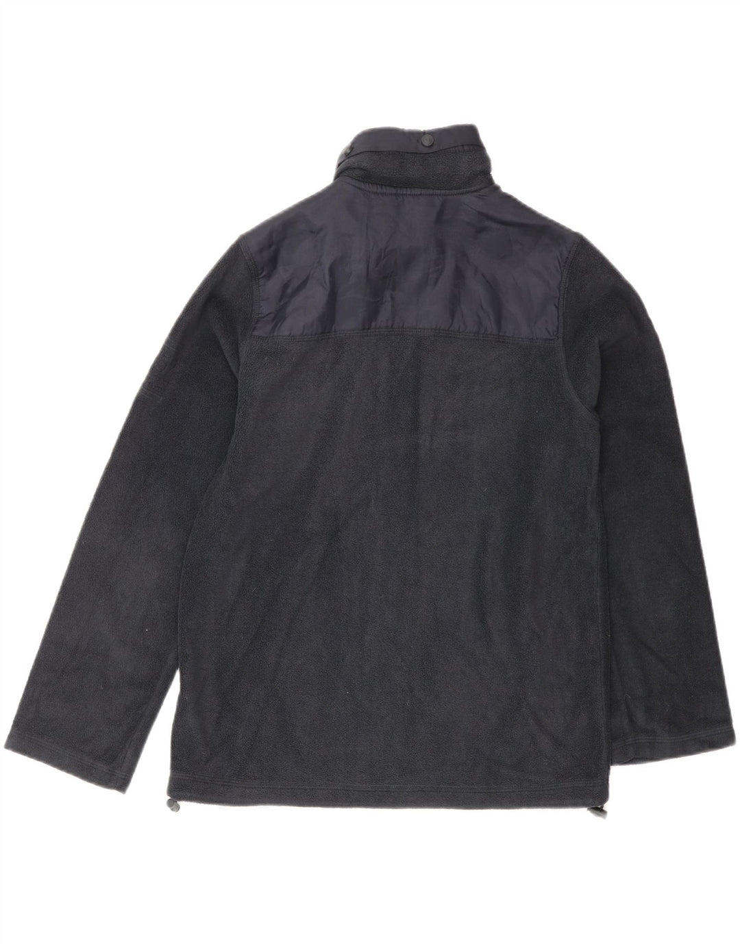 MASSIMO DUTTI Giacca in pile con grafica per ragazzi 11-12 anni in poliestere blu navy