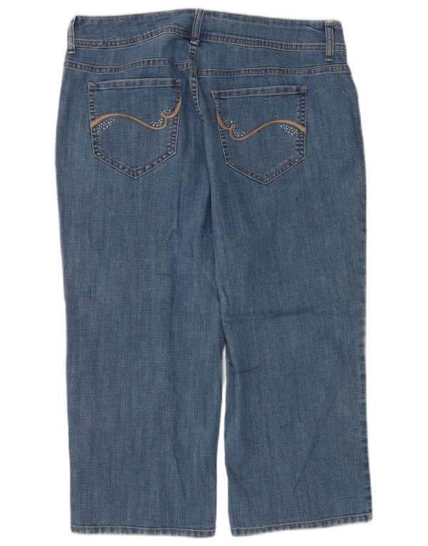 Jeans dritti da donna Lee Riders US 16 2XL W34 L30 Cotone blu