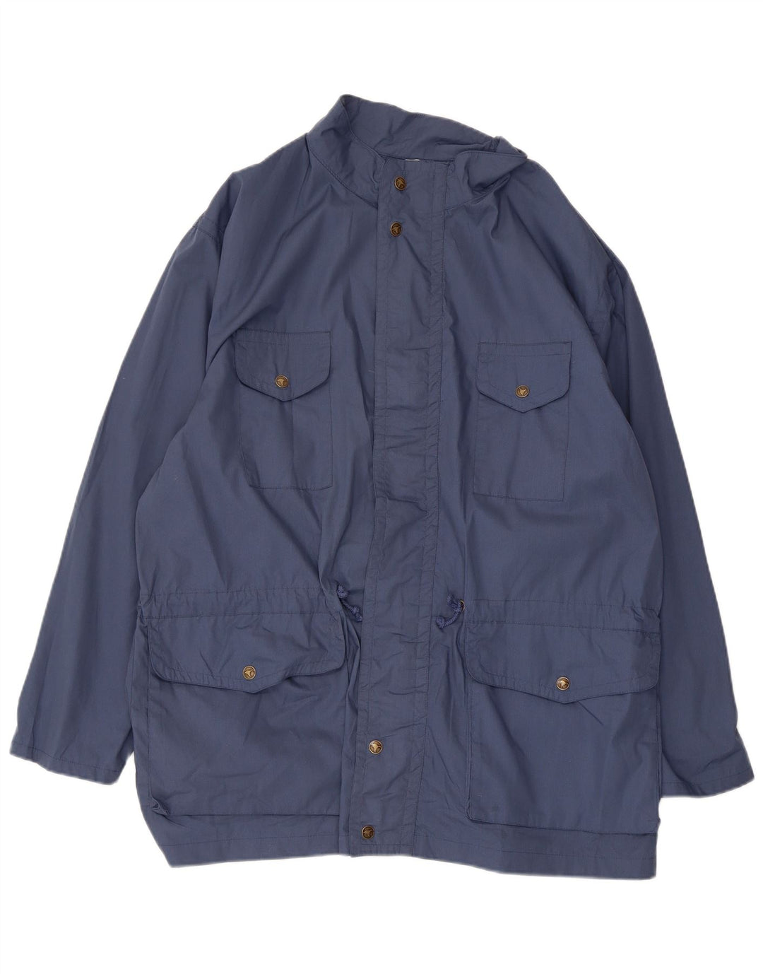 Giacca utilitaria vintage da uomo IT 52 XL poliestere blu