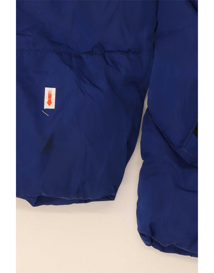 Giacca imbottita con cappuccio da uomo Superdry UK 38 poliestere blu medio