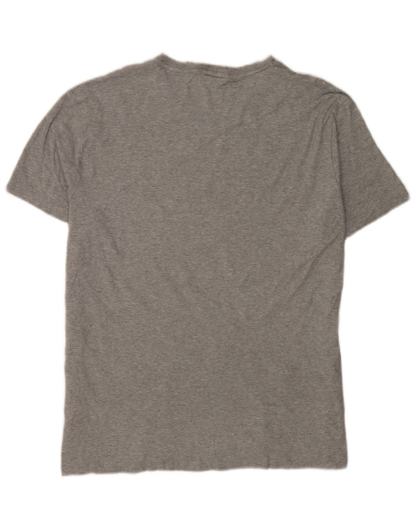 Polo Ralph Lauren T-shirt slim fit personalizzata da uomo Top 2XL Cotone chiazzato grigio