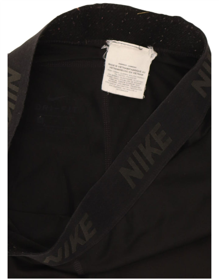 Leggings Nike Graphic Capri da donna UK 12 medio nero poliestere