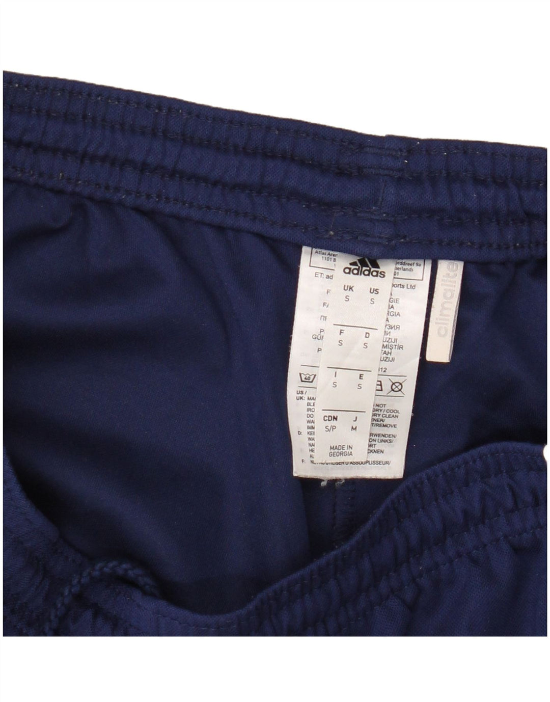 Pantaloncini sportivi Nike Climalite da uomo piccoli in poliestere blu navy