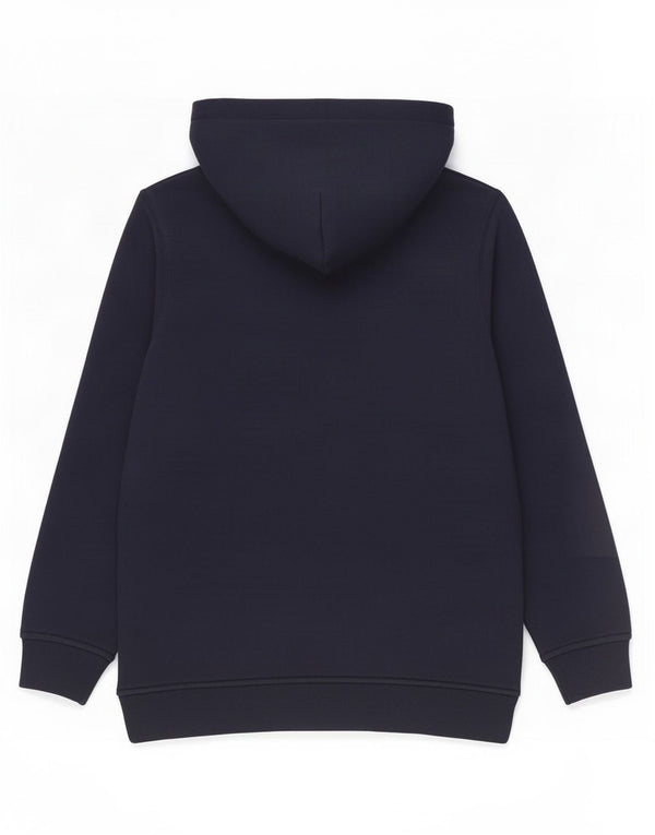Maglione con cappuccio da bambino Canterbury 11-12 anni in cotone blu navy