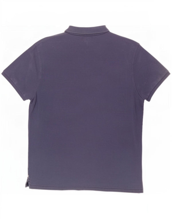 Polo da uomo Ralph Lauren 2XL in cotone blu navy
