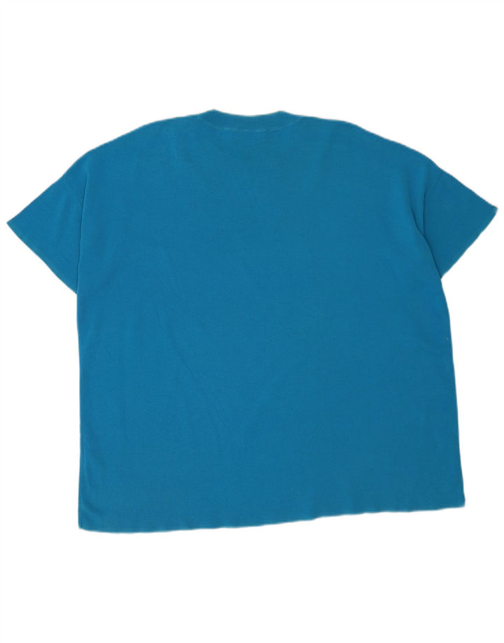 T-shirt da uomo Cos Top in cotone blu medio