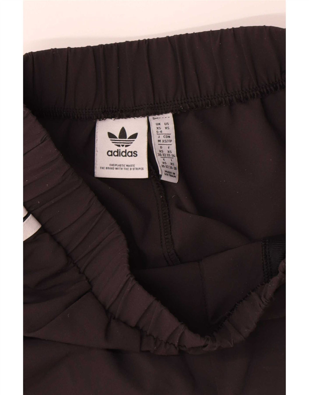 Pantaloni della tuta da donna Adidas UK 4/6 XS poliestere grigio