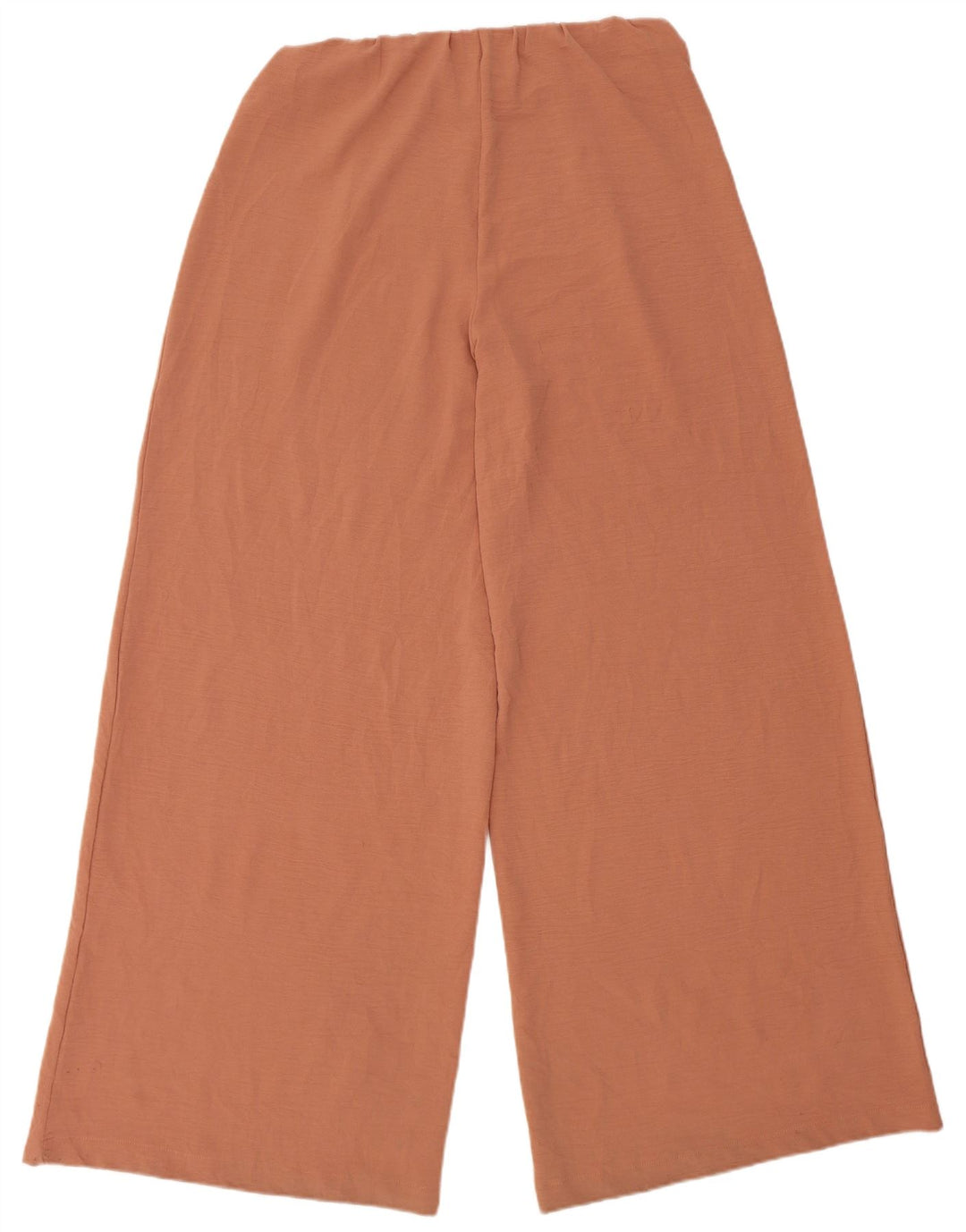 Pantaloni casual a gamba larga da donna Zara Large W32 L32 poliestere marrone
