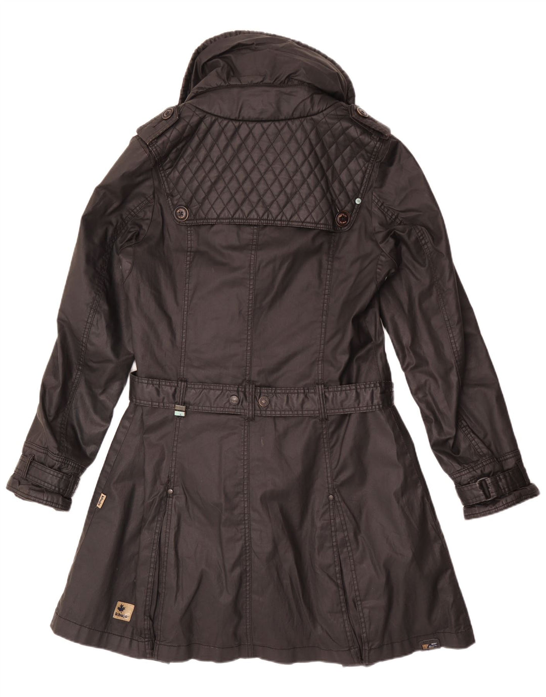 Trench da donna KHUJO UK 18 XL poliestere nero