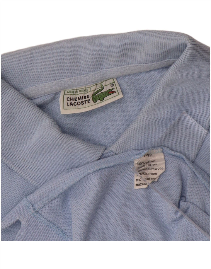Polo da uomo Lacoste taglia 3 piccola in cotone blu