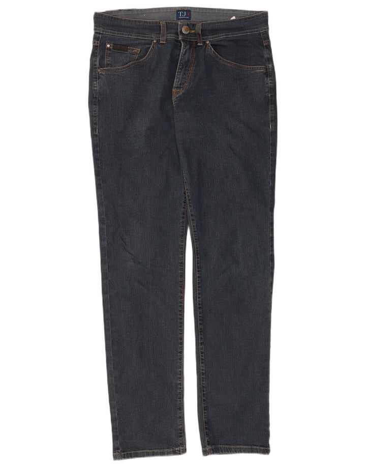 Jeans Slim Uomo Trussardi W32 L32 Blu Cotone