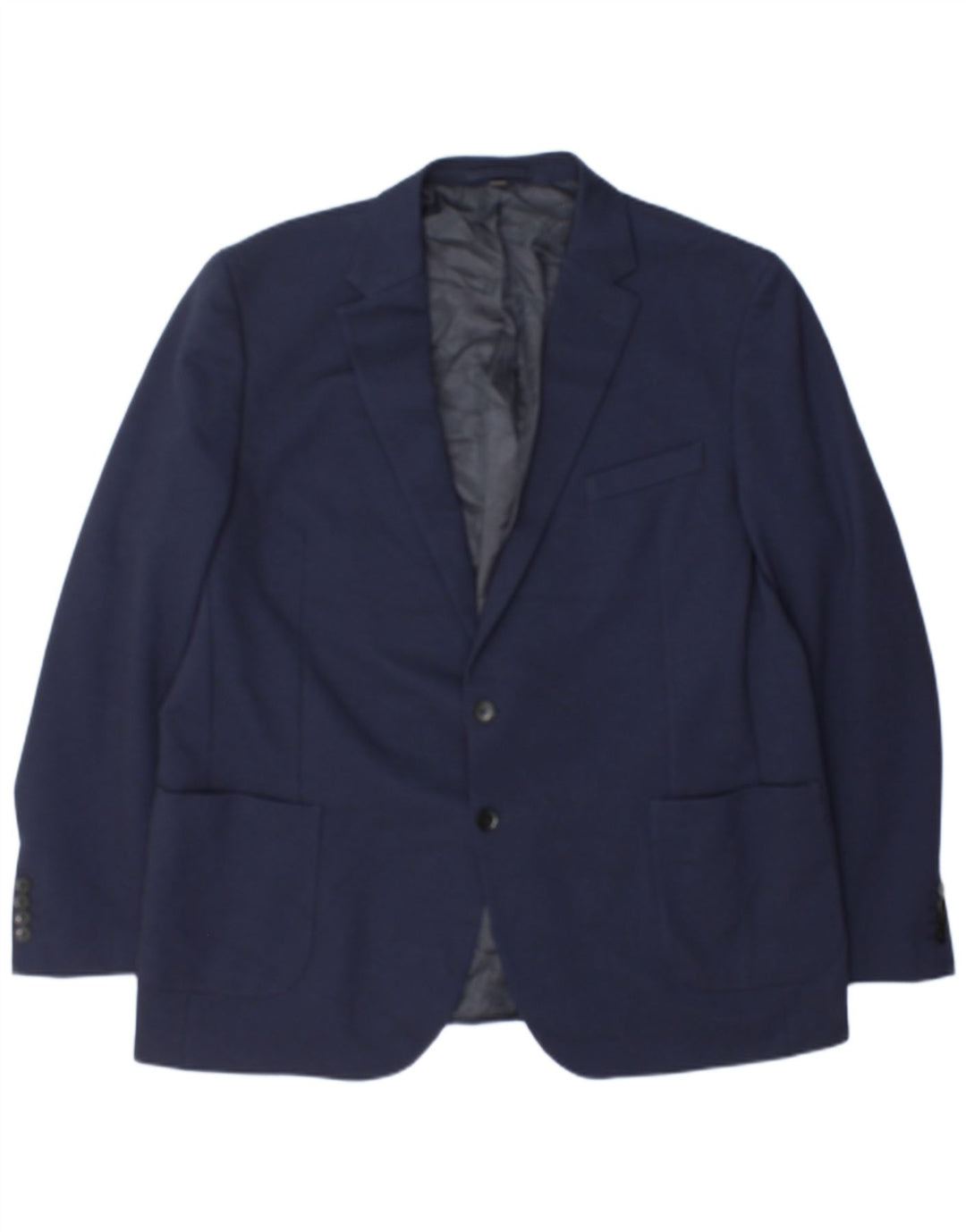 Giacca blazer a 2 bottoni Marks & Spencer da uomo UK 48 2XL Poliammide blu navy