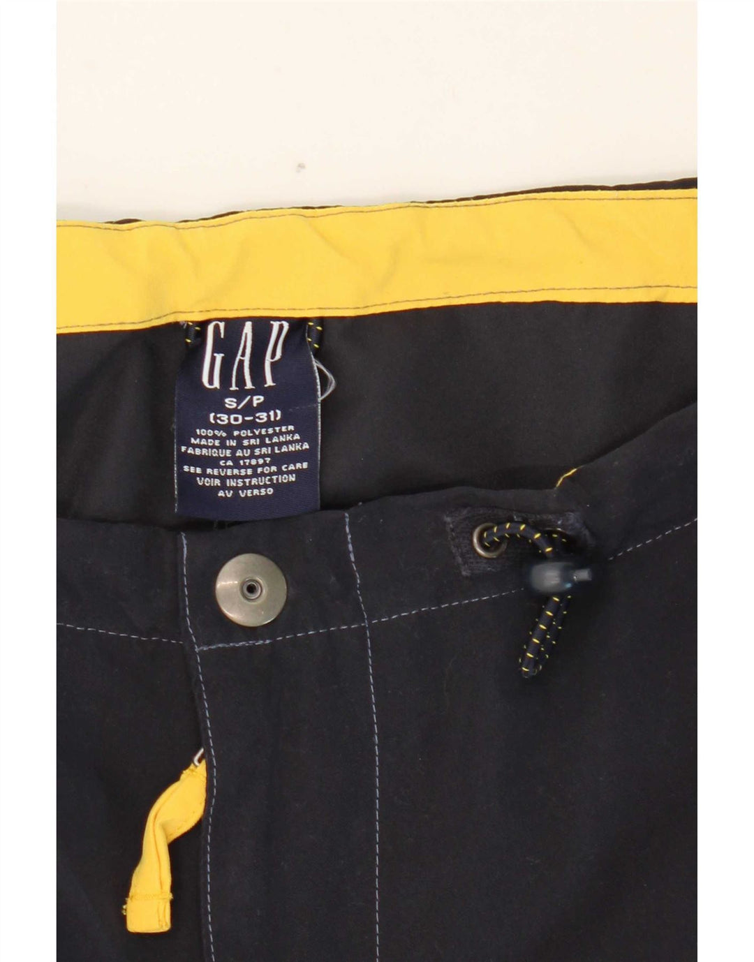 Pantaloncini casual da uomo Gap Small W30 blu navy in poliestere