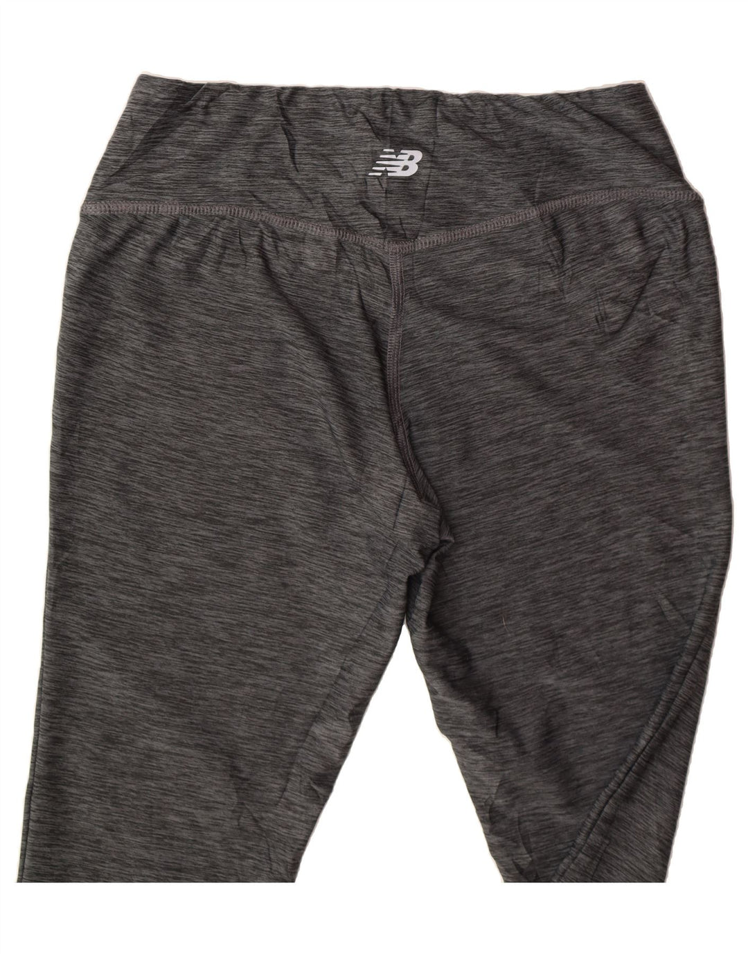 NEW BALANCE Womens Capri Leggings UK 8 Small  Grey Flecked Polyester Vintage New Balance and Second-Hand New Balance from Messina Hembry 