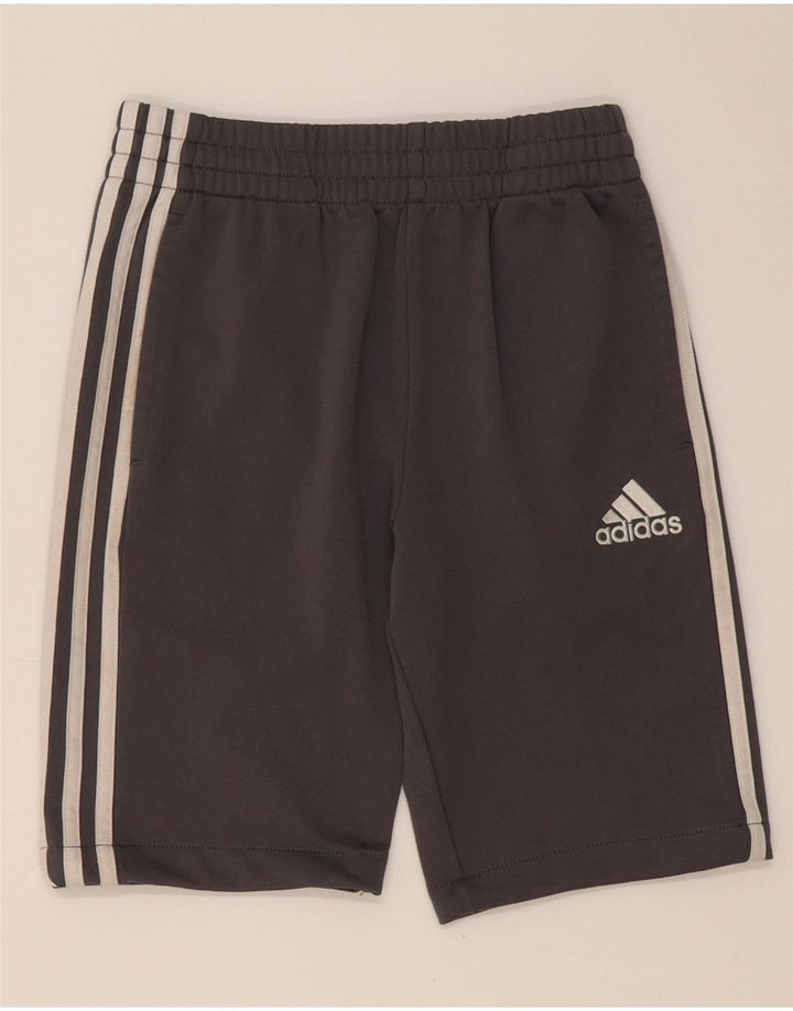 Pantaloncini sportivi Adidas da ragazzo 10-11 anni Grigio medio