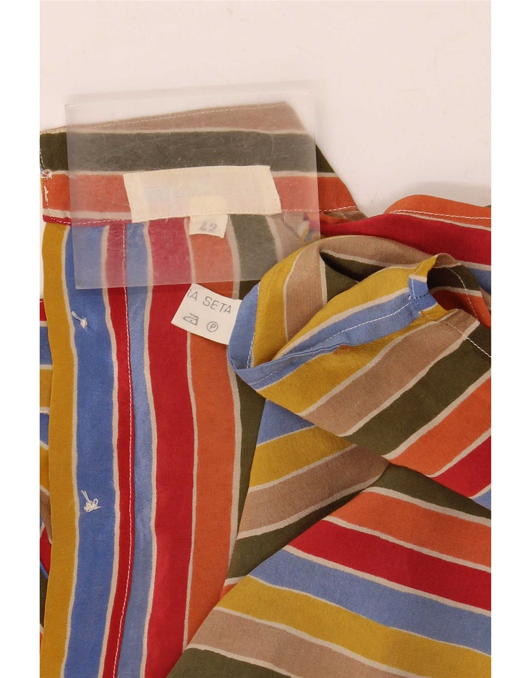 FORALL Camicetta a maniche lunghe da donna IT 42 Righe medie multicolori