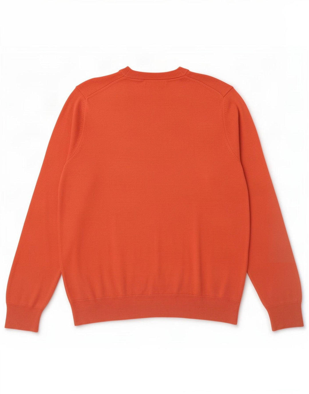 Maglione maglione girocollo da uomo Marks & Spencer grande arancione
