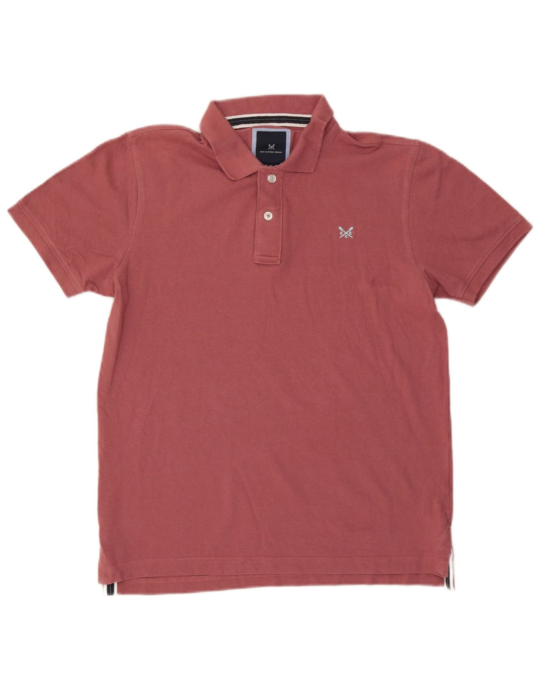 Crew Clothing Polo da uomo in cotone marrone medio medio