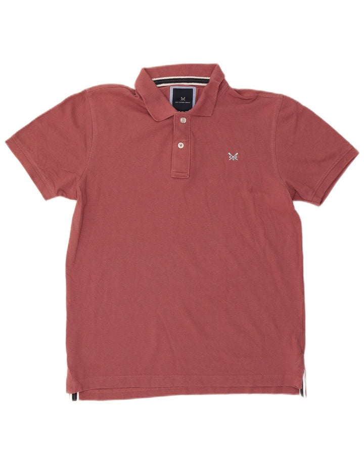 Crew Clothing Polo da uomo in cotone marrone medio medio