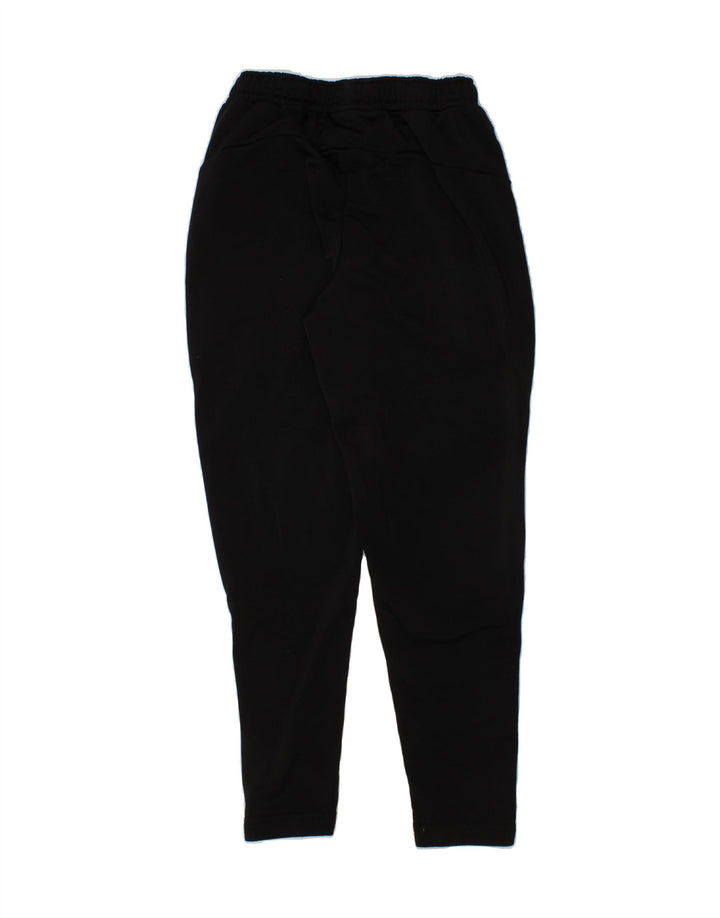 PUMA Boys Tracksuit Trousers 7-8 Years Black Polyester Vintage Puma and Second-Hand Puma from Messina Hembry 