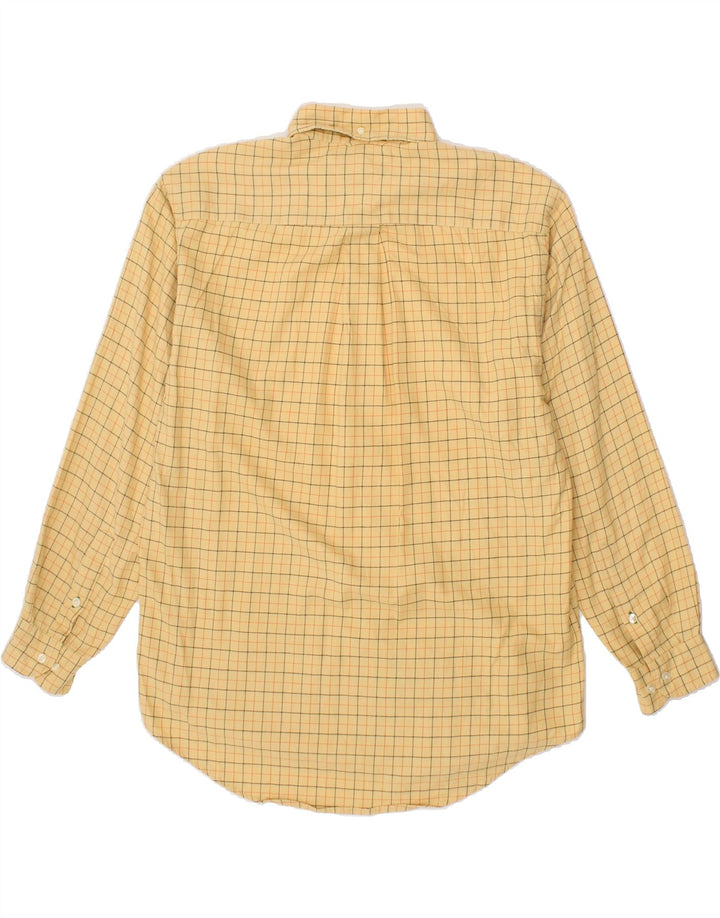 TOMMY HILFIGER Camicia da uomo in cotone a quadri gialli piccoli