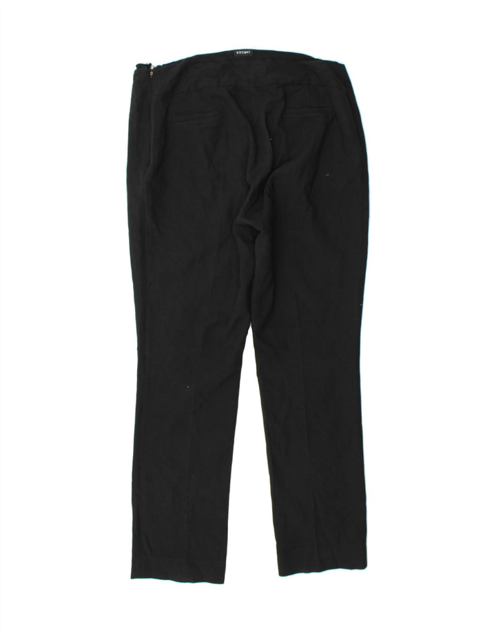 JAEGER Womens Slim Chino Trousers W34 L32 Black Vintage Jaeger and Second-Hand Jaeger from Messina Hembry 