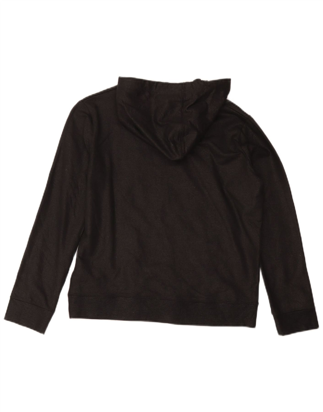 Maglione con cappuccio da donna Converse UK 10 piccolo cotone nero