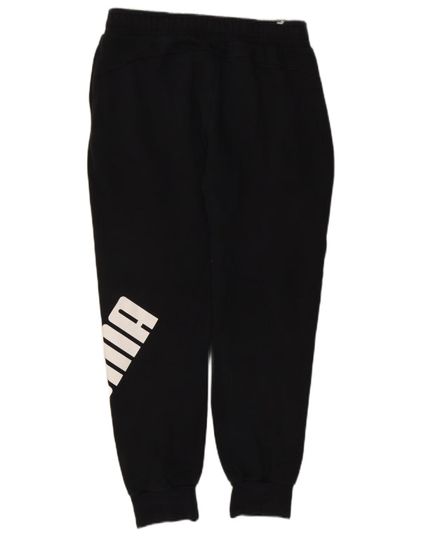 Pantaloni da tuta con grafica da donna Puma Joggers UK 14 Medium Black Cotton